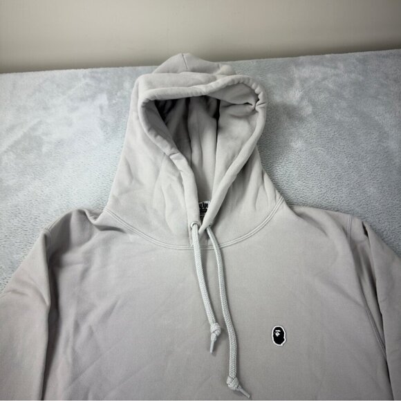 Bape A Bathing Ape Men's Size XL Ape Head One Point Pullover "Grey" 1J80 114 005 - Picture 3 of 16